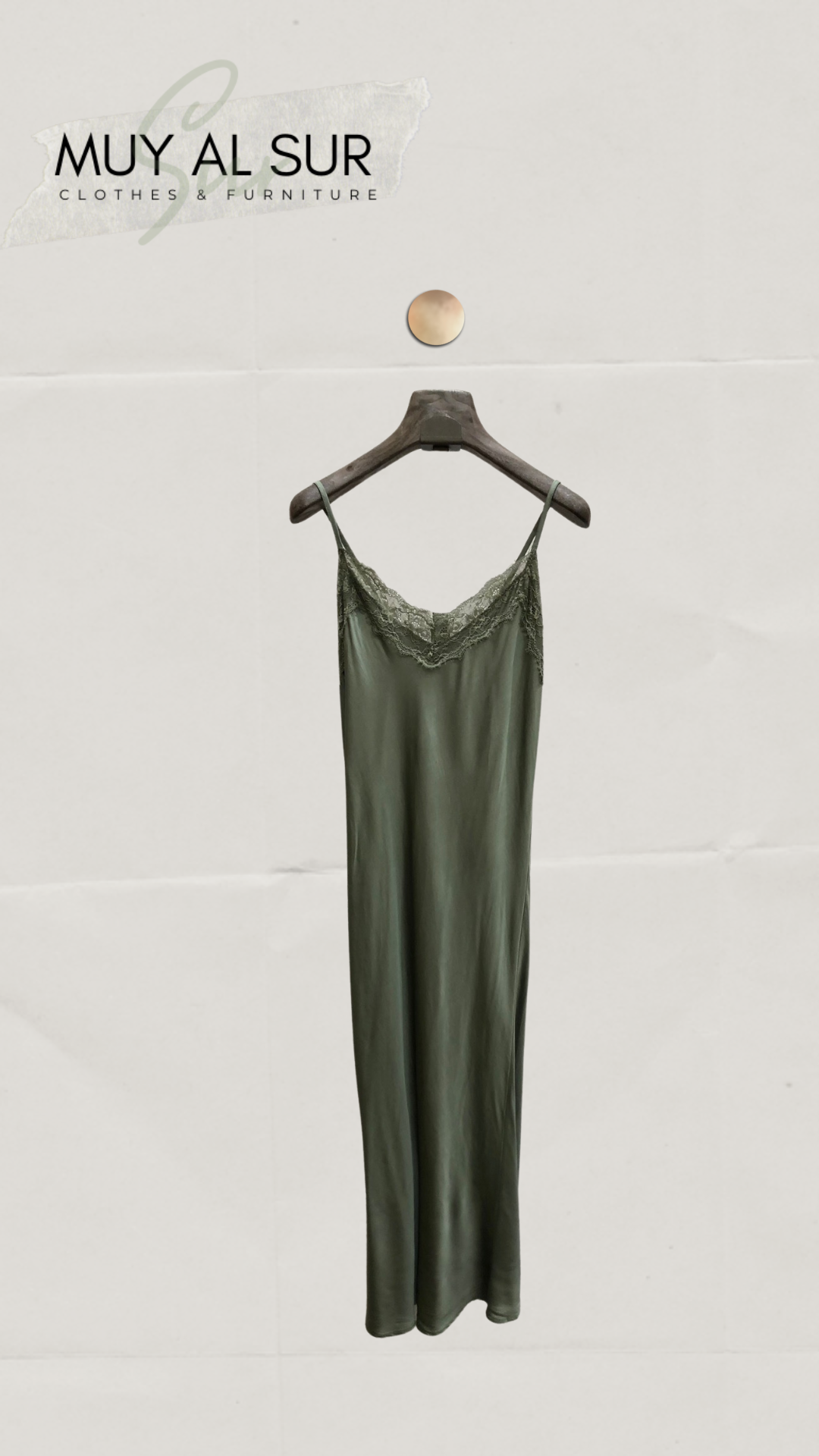 VESTIDO CADIZ VERDE MILITAR