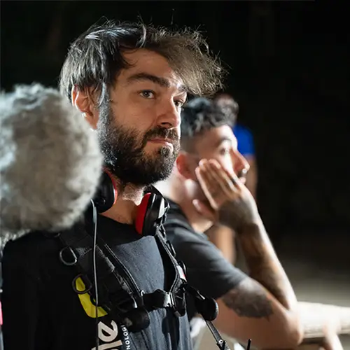 Javier López Soria miembro del departamento de sonido en Muy al Sur Films