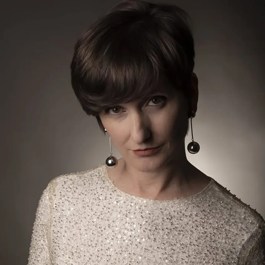 Laura Ortiz como Casera en el cortometraje Inquilinos producido por una productora audiovisual y productora de cine en Málaga