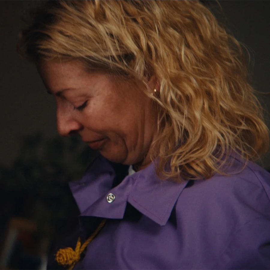 Elena Ávila, protagonista del largometraje documental Marea Morada